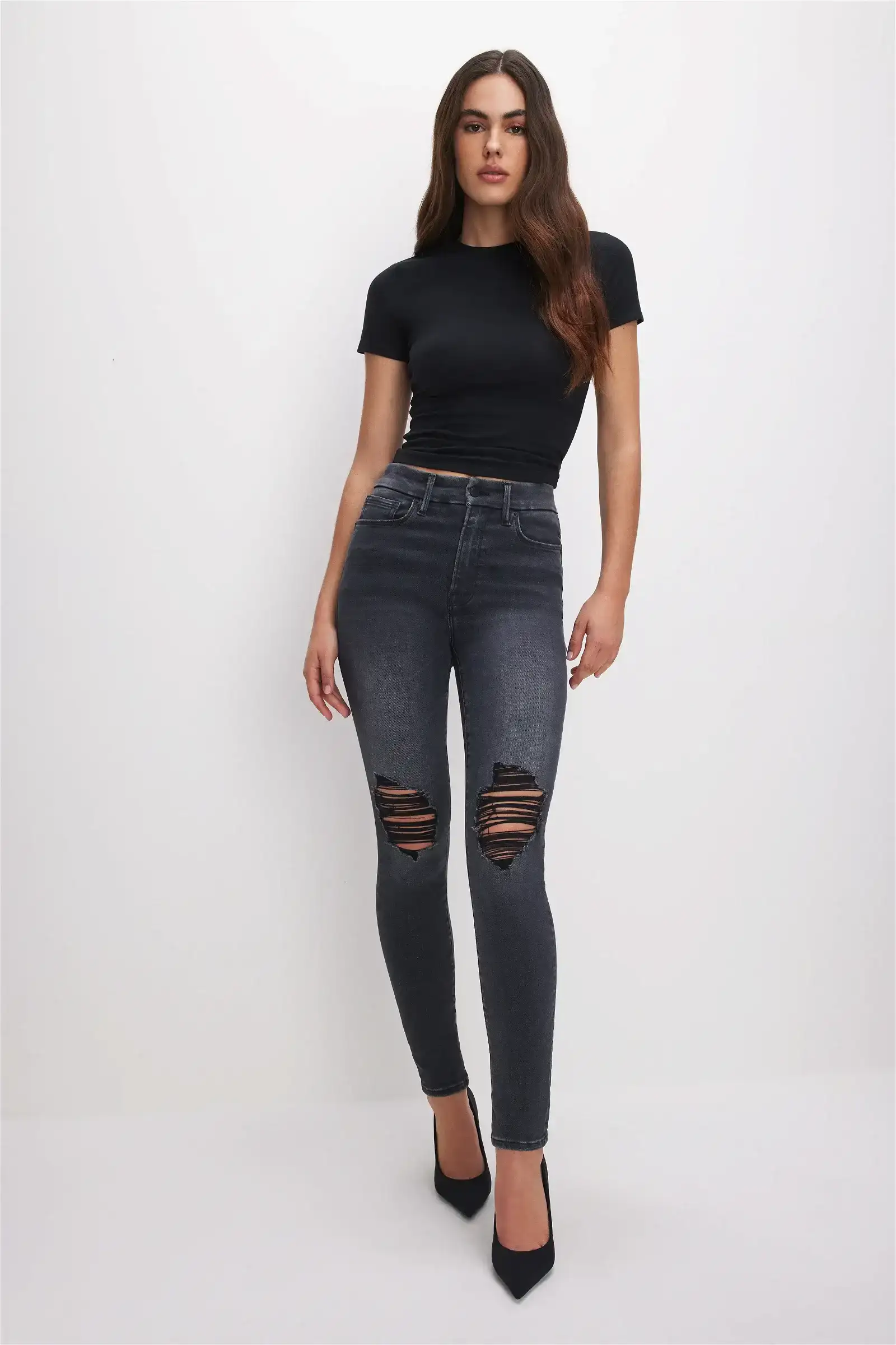 Image of ALWAYS FITS GOOD LEGS SKINNY JEANS | BLACK252