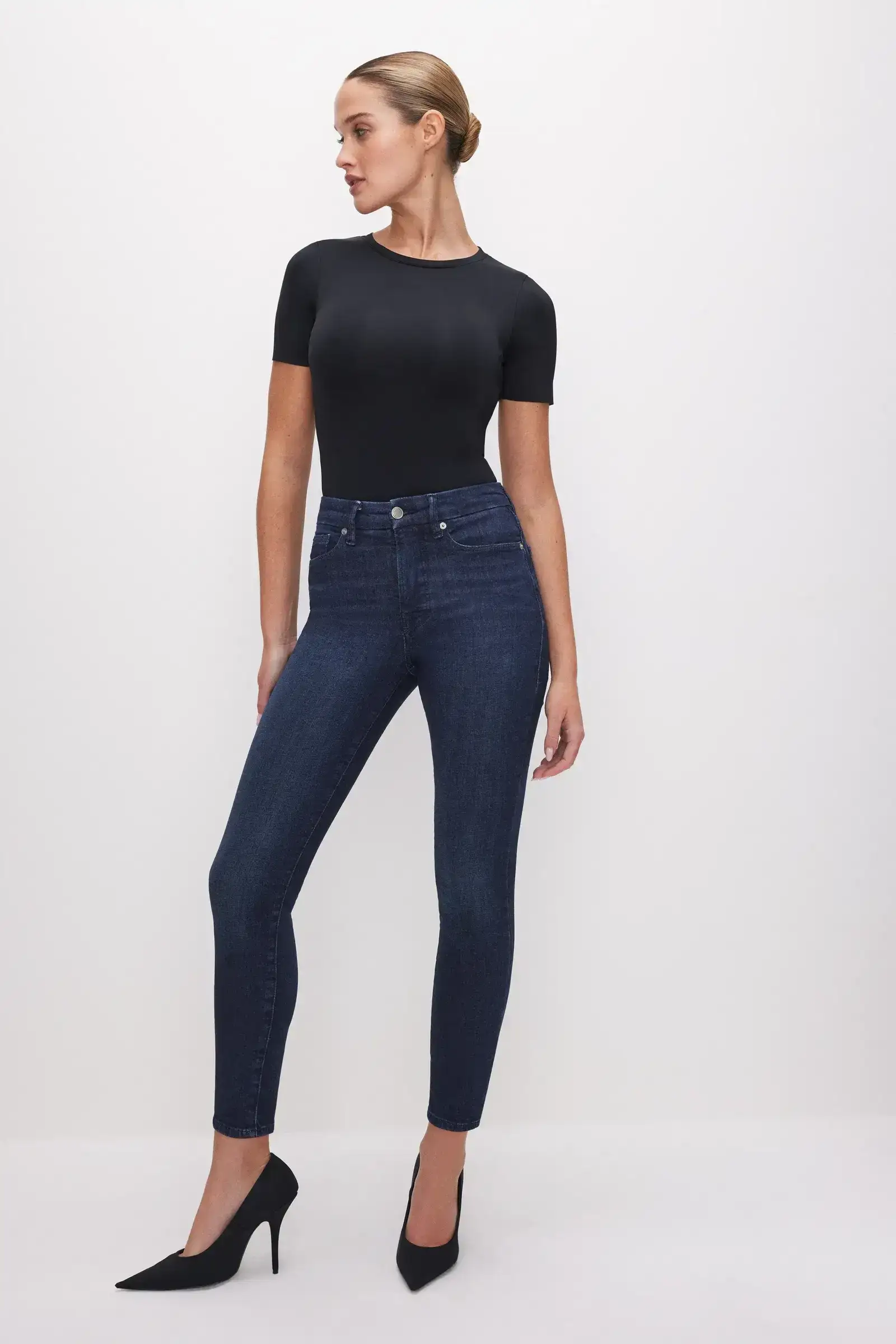 Image of GOOD LEGS SKINNY CROPPED JEANS | BLUE224