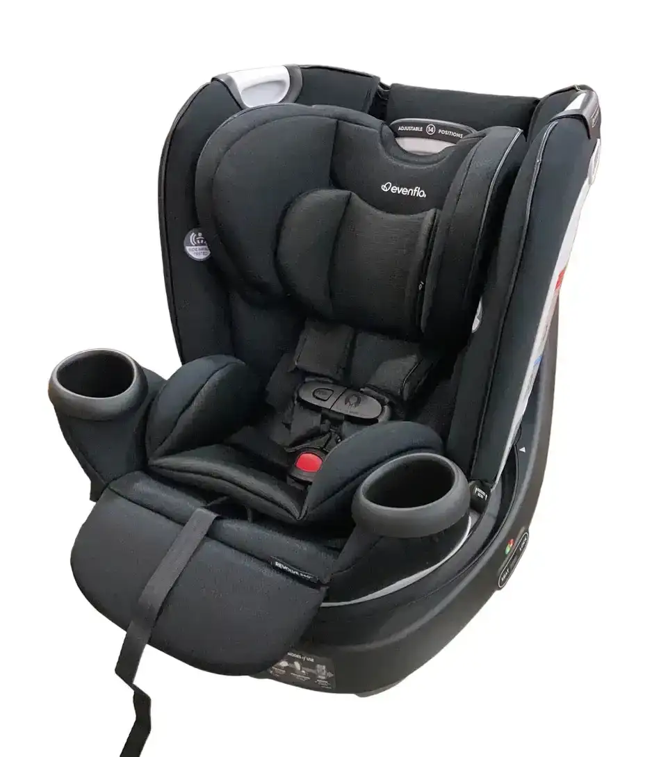 Image of Evenflo Gold Revolve 360 Rotational All-In-One Convertible Car Seat, 2022, Onyx