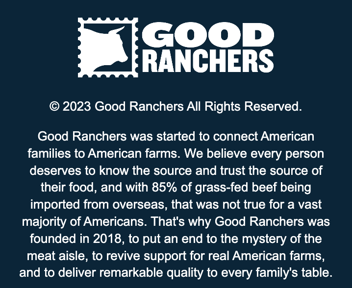 Good Ranchers - American Meat Delivered