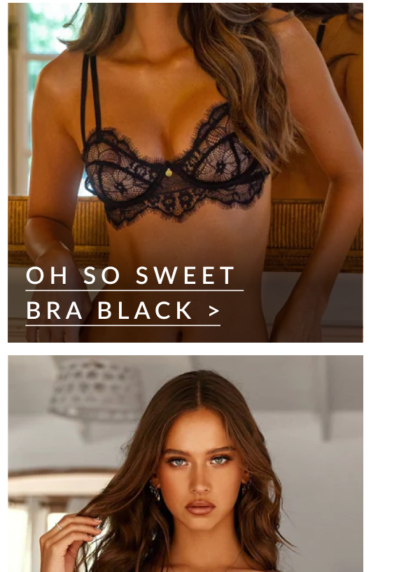 Oh So Sweet Bra Black