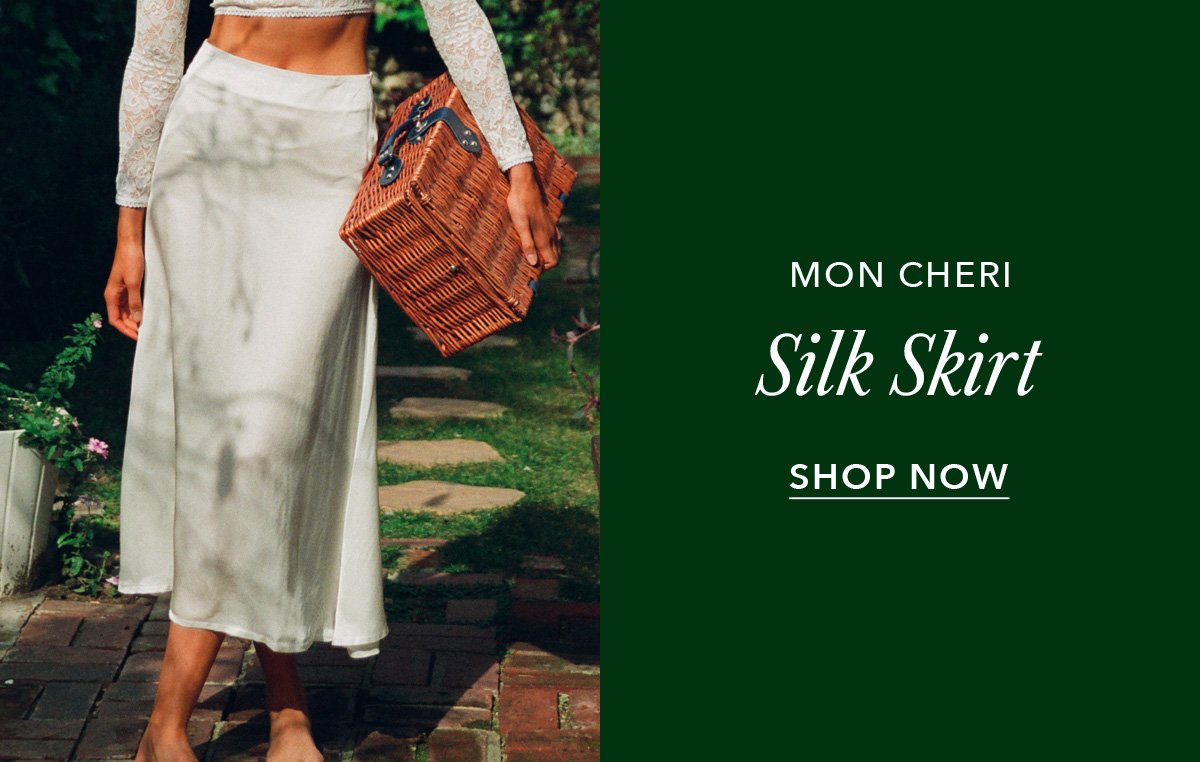 Mon Cheri Silk Skirt | Shop now