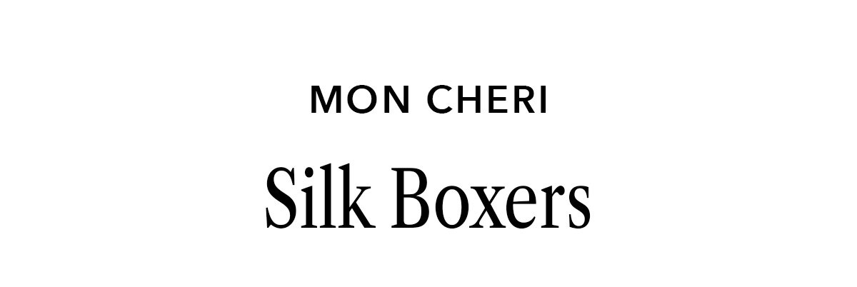 Mon Cheri Silk Boxers