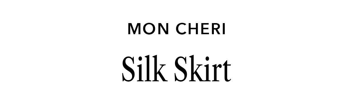 Mon Cheri Silk Skirt