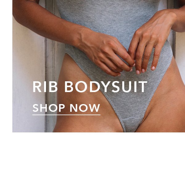 Rib Bodysuit | Shop now