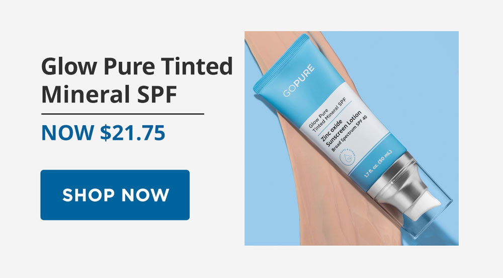 Glow Pure Tinted Mineral SPF - Now \\$21.75