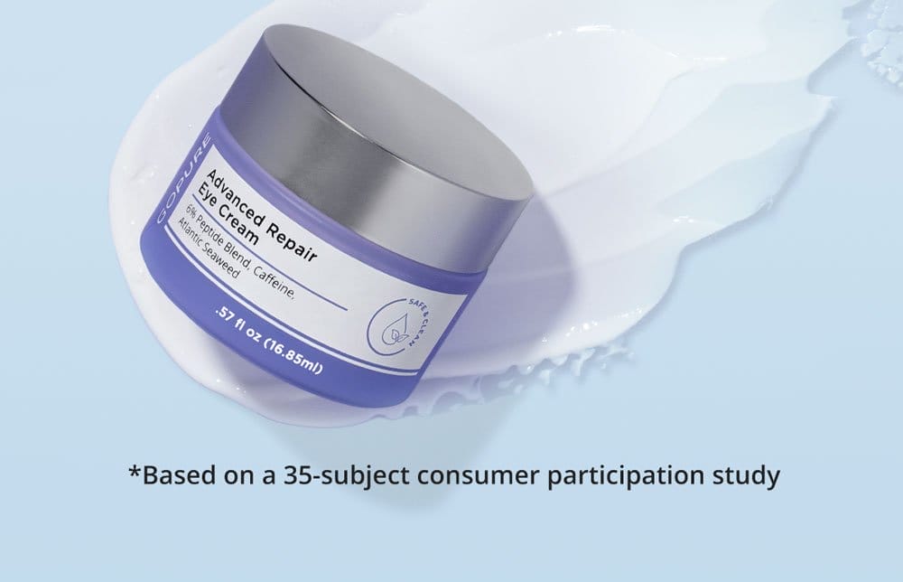 *Advanced Repair Eye Cream results based on a 35-subject consumer survey.