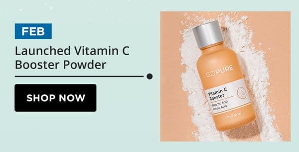 We Launched our Vitamin C Booster in February