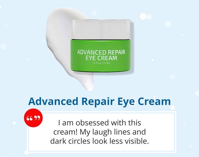 "I am obsessed with this cream! My laugh lines and dark circles look less visible"