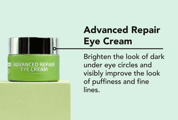 Advanced Repair Eye Cream: designed to give eyes a more youthful-looking glow