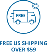 Free US shipping on orders over \\$59