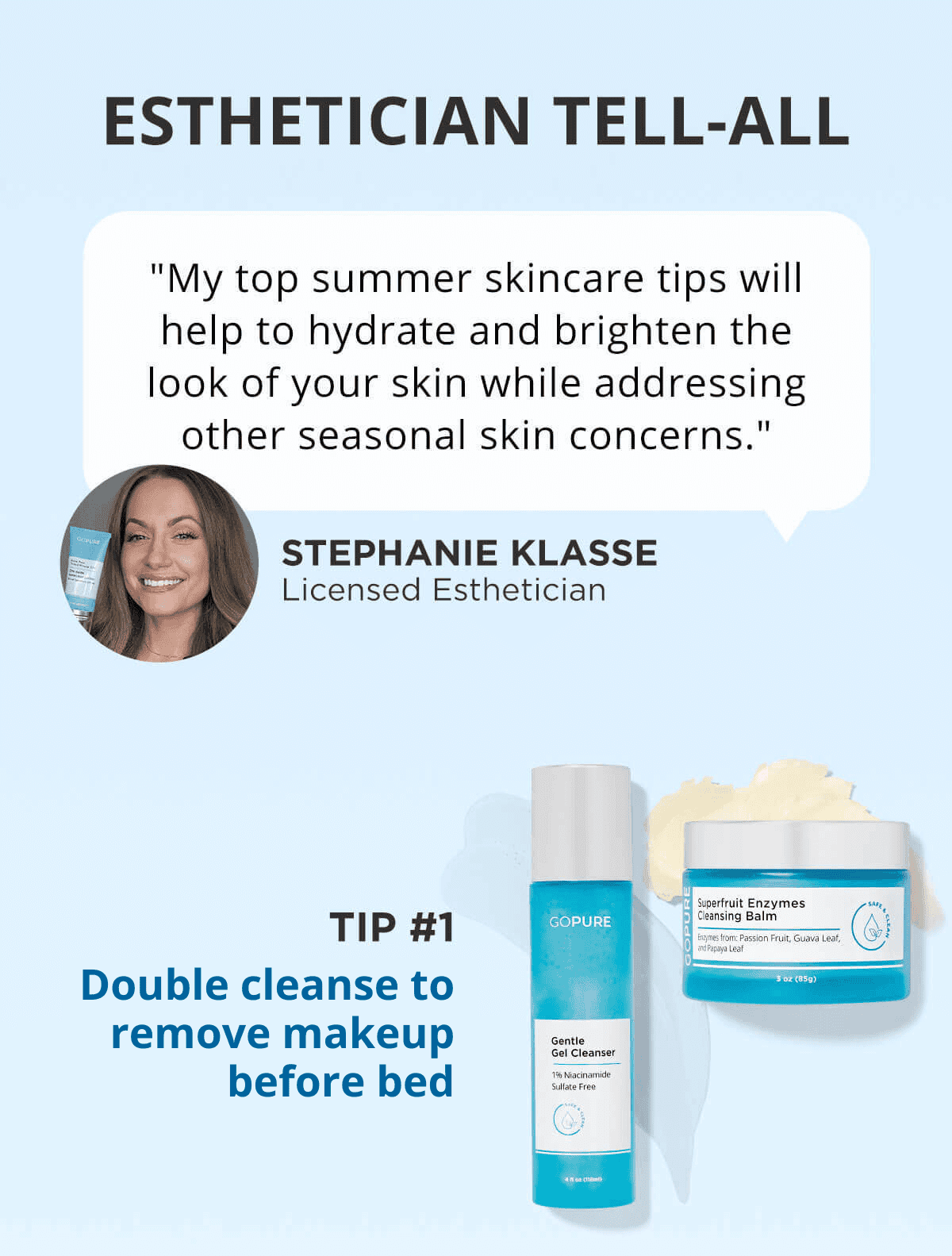 Esthetician Tell-All: Tip #1 Double Cleanse Before Bed