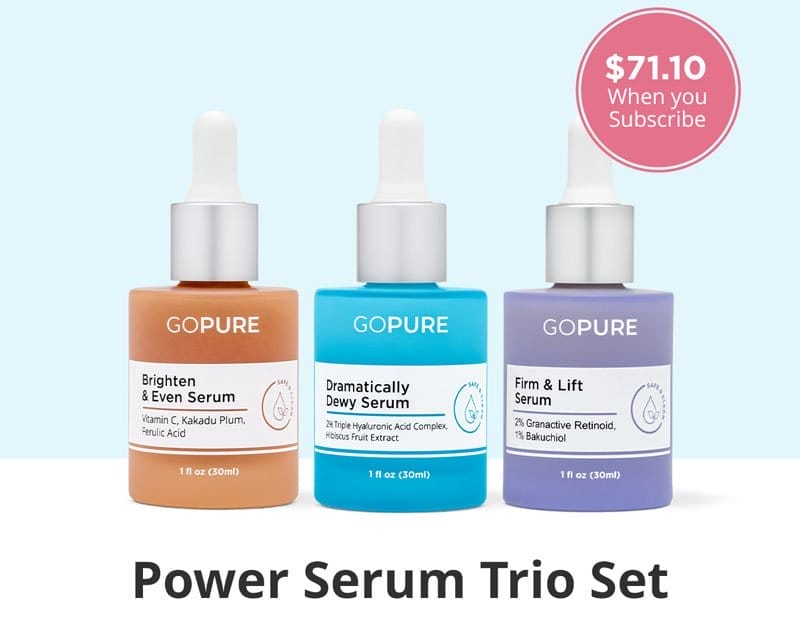 Power Serum Trio Set: \\$71.10 when you subscribe