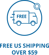 Free US shipping on orders over \\$59