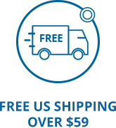 Free US shipping on orders over \\$59