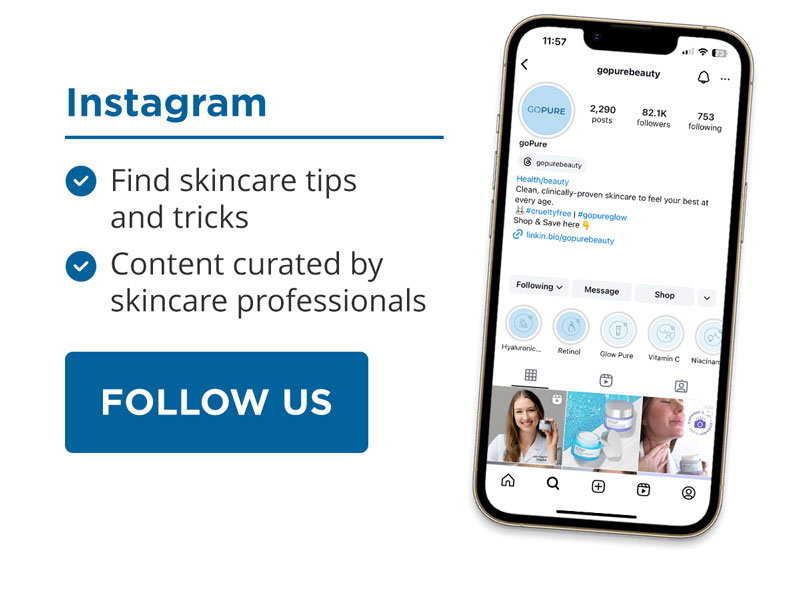 Follow us on Instagram for skincare tips & tricks and get content curated by skincare professionsal