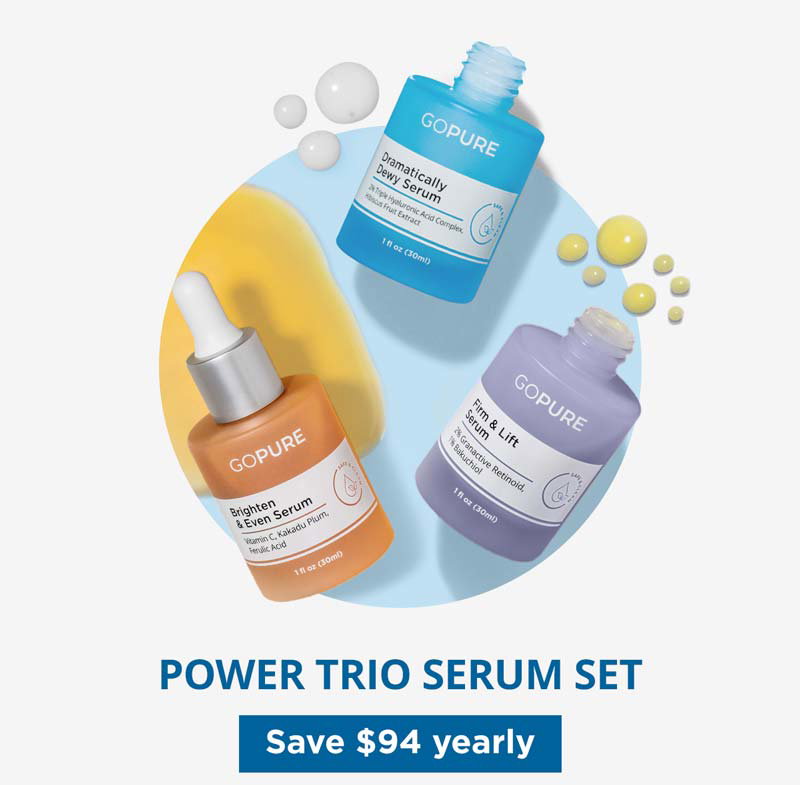 Power Trio Serum Set - Save \\$94 Yearly