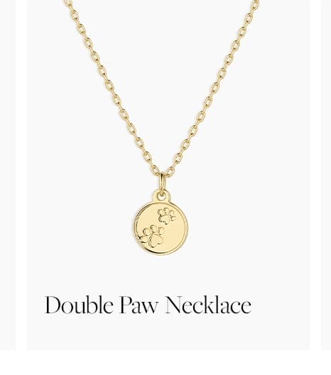 Double Paw Necklace