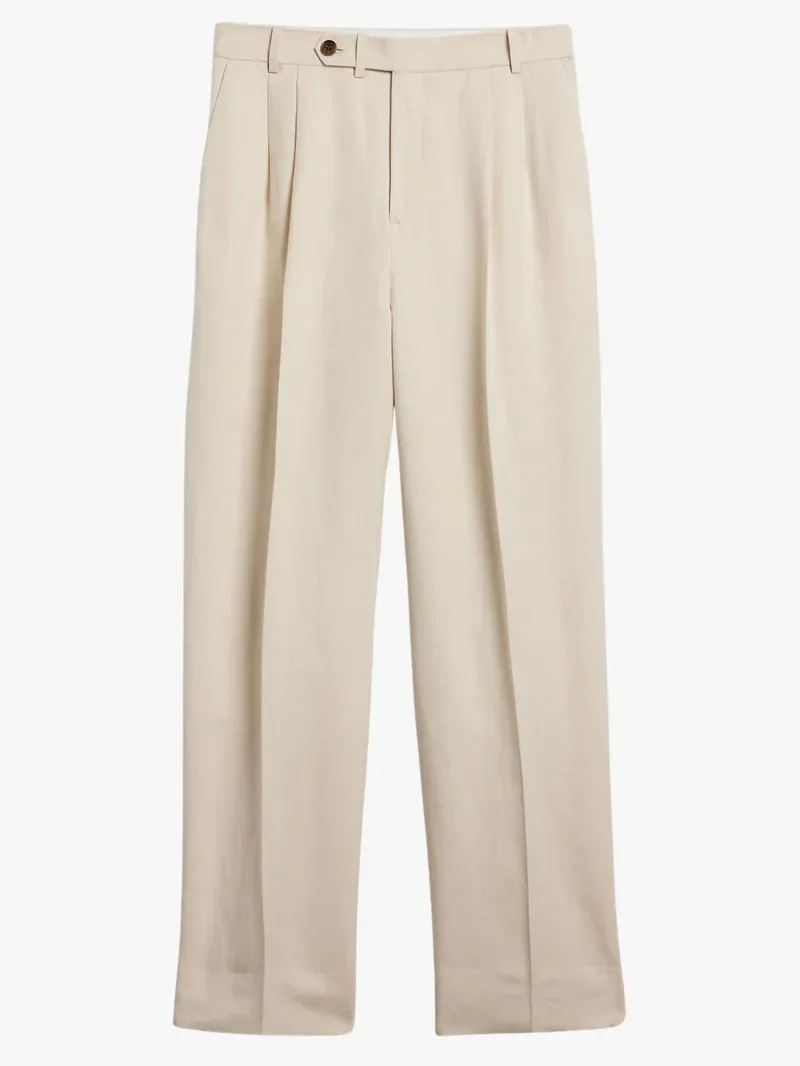 Agustin Relaxed Linen-Blend Pants