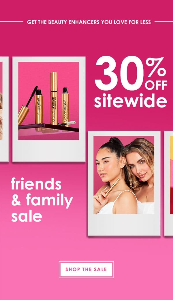 30% OFF sitewide - friends & family sale | SHOP THE SALE