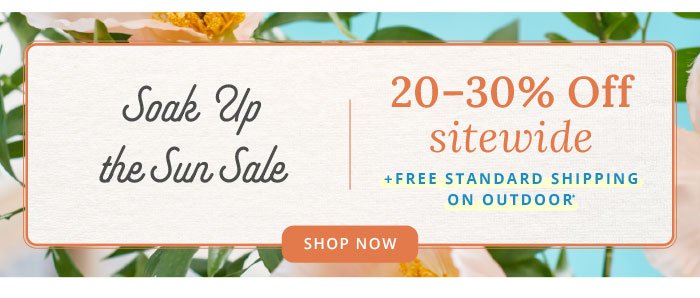 20-30% Off Sitewide + FSS on Outdoor