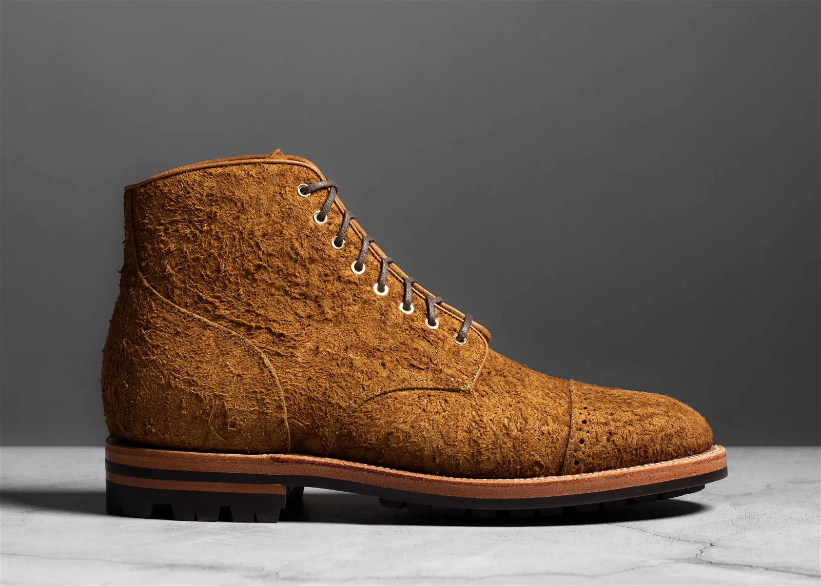 Image of Garrison Boot Bronze Rough Suede