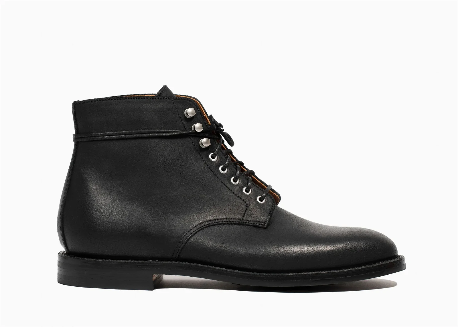 Image of Edward Boot Black Waxed Commander