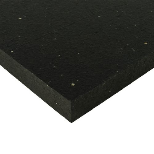 black straight edge mat corner close up