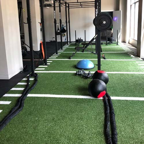 custom vmax turf gym install