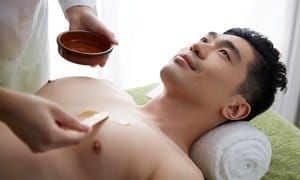 Men's Full Back or Chest Wax, or Both at Zara Salon (Up to 61% Off)
