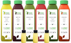 RAW Fountain Tropical Juice Cleanse Detox - All Natural & Cold Pressed 3 5 7 Day