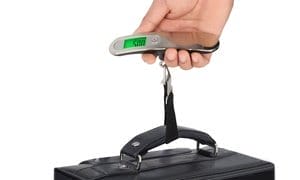 iMounTEK Digital Stainless Steel Hanging Luggage Scale with LCD Display