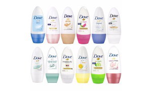 10-Pack Dove Deodorant Antiperspirant 48h Roll On for Women