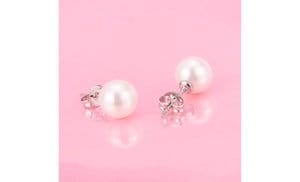 4.00 CTTW Cultured Pearl Earr...