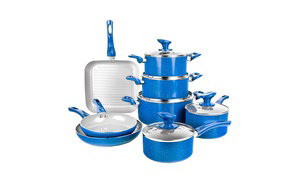 GraniteStone 13-Piece Farmhouse Collection Nonstick Ceramic Coating Cookware Set