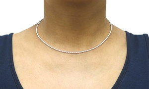 Italian Solid Sterling Silver Chain Collection