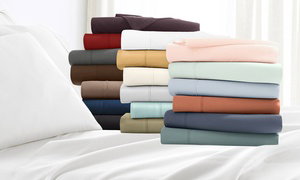 Luxurious 6-Piece Bamboo Soft Bed Sheet Set