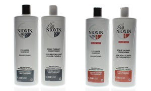 Nioxin System 2 and 4. Shampoo and Scalp Therapy Conditioner Liter Duo