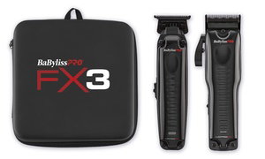 BabylissPRO LO-PROFX High-Performance Low Profile Clipper, Trimmer, & Case Set
