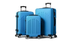 3 or 4 Piece Set Traveling Storage Suitcase Spinner Lightweight Luggage TSA Lock