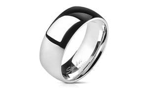 316L Stainless Steel Comfort Fit Band Rings