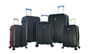 Olympia USA Amari 3-Piece Expandable Hard-Case Luggage Set with Spinner Wheels