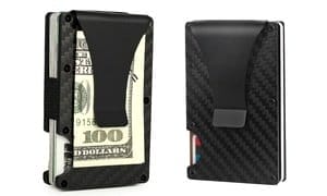 iMounTEK Minimalist Wallet Money Clip Wallet RFID Blocking Credit Card Holder