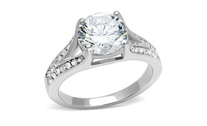 Women's 3.17 Ct Round Cut Zir...