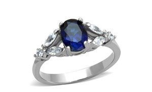 1.67 Ct Oval Cut Blue Montana...