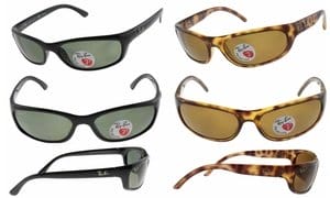 Ray-Ban Predator Sunglasses With Polarized Lenses in Black Or Tortoise 