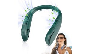 3-Speed Portable Rechargeable & Wearable Bladeless Neck Fan - 4 Colors