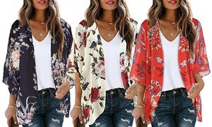 Leo Rosi Women's Cece Floral Kimono