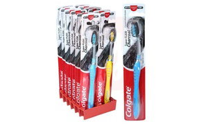 24-Pack Colgate Super Flexi Charcoal Toothbrushes