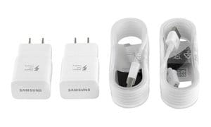 Samsung Fast Adaptive Charger Original 2 Pack with 2 Micro USB OR Type-C Cables